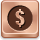 Dollar Coin Icon 40x40 png